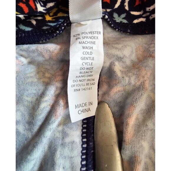 LuLaRoe Leggings TC2 Tall & Curvy 2 Mandala Kaleidoscope Print Multicolor Soft - Picture 6 of 7